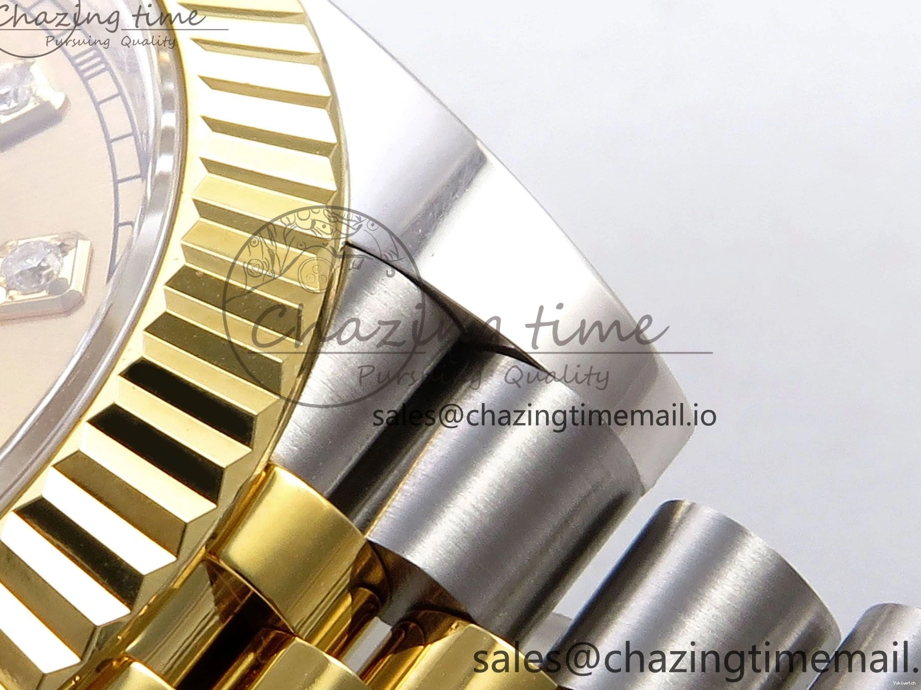 904L Edition SS on SH3235 (Gain Best Dial ARF YG 1:1 Diamonds Bracelet Weight) YG Steel DateJust 41 Jubilee 0516